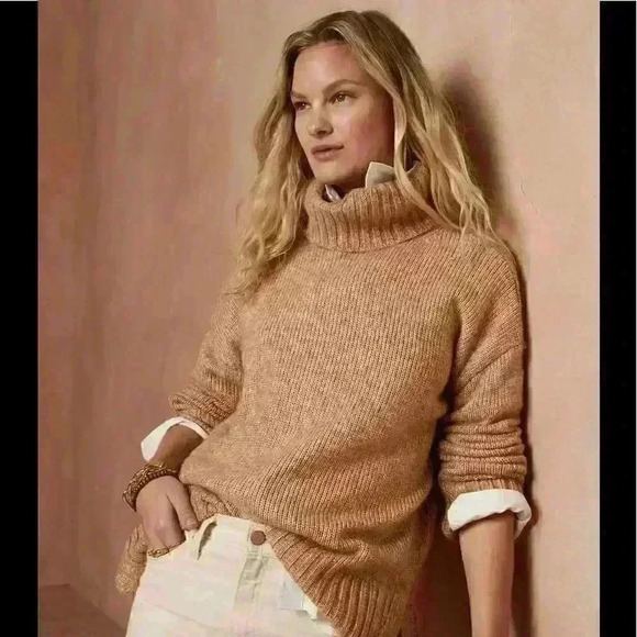 Banana Republic Cozy Oversized Turtleneck Sweater - Picture 1 of 8